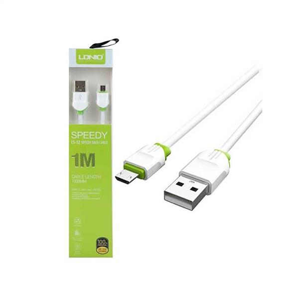کابل تبدیل USB به microUSB الدینیو مدل LS32 طول 1 متر